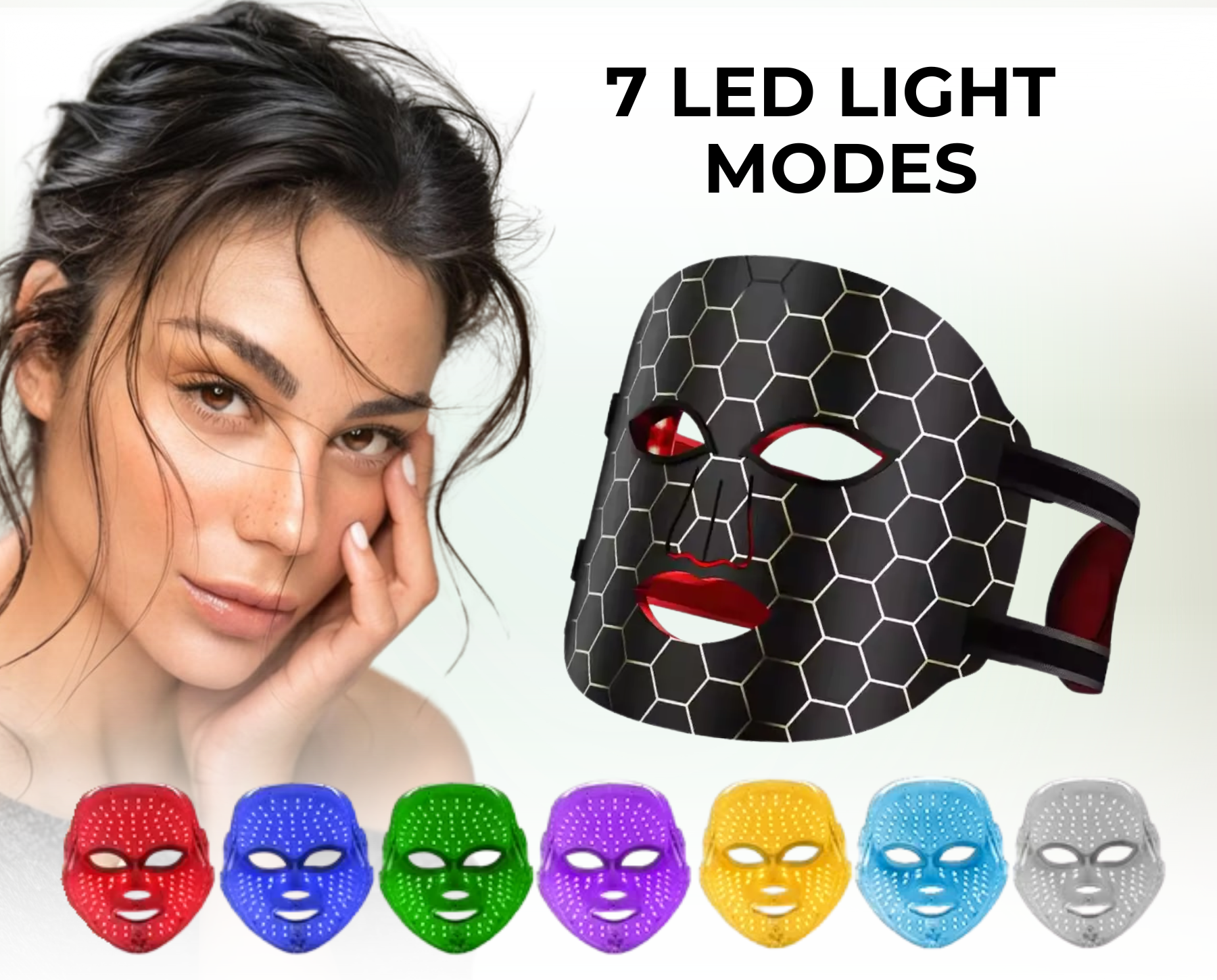 led mask with 7 light modes