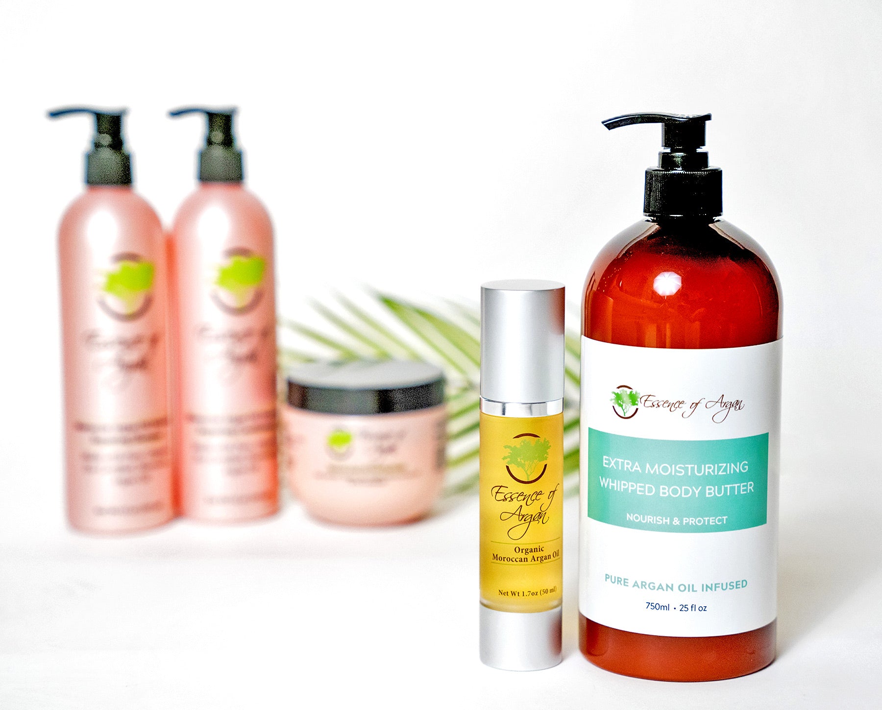 Argan Oil, body moisturizer, hair care bundle promotion