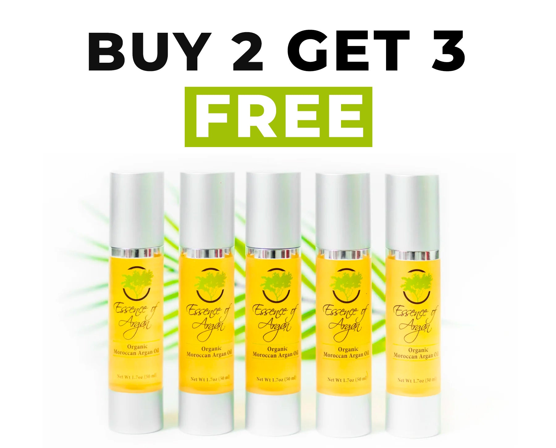 Argan Oil 50ml Bundle Buy 2 Get 3 Free