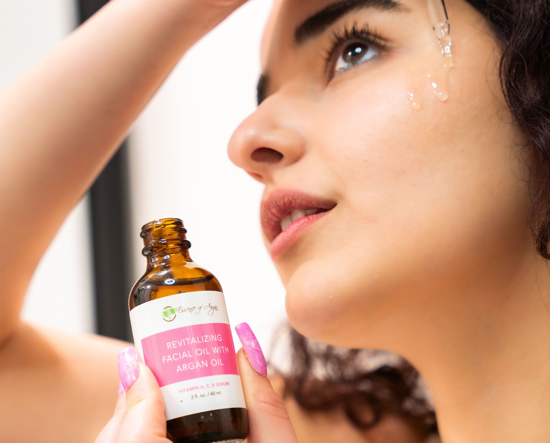 Revitalizing Facial Oil With Argan Oil nourishes and boosts skin